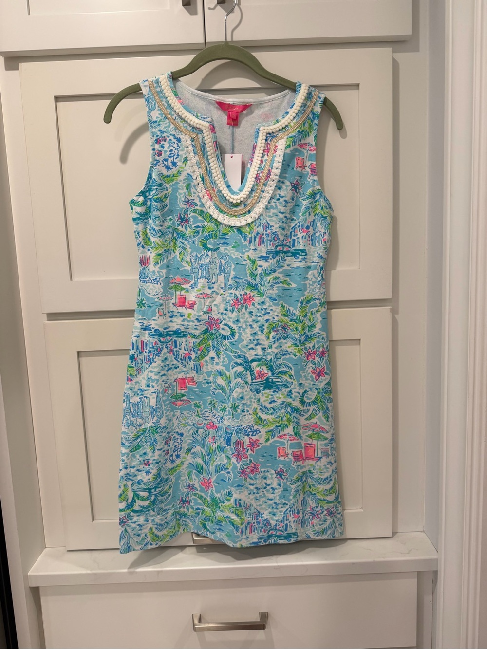 Lilly Pulitzer Harper Shift Dress; what a lovely place print